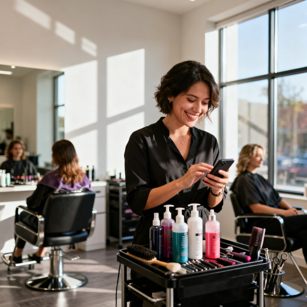 customer communication platform for salons - SalesCaptain