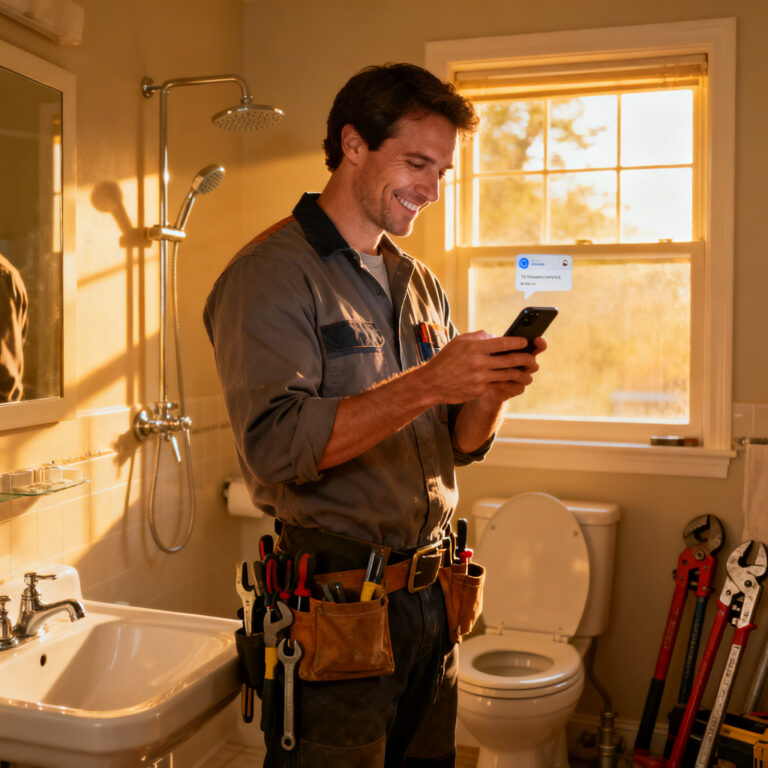 automated text messaging for plumbers - SalesCaptain