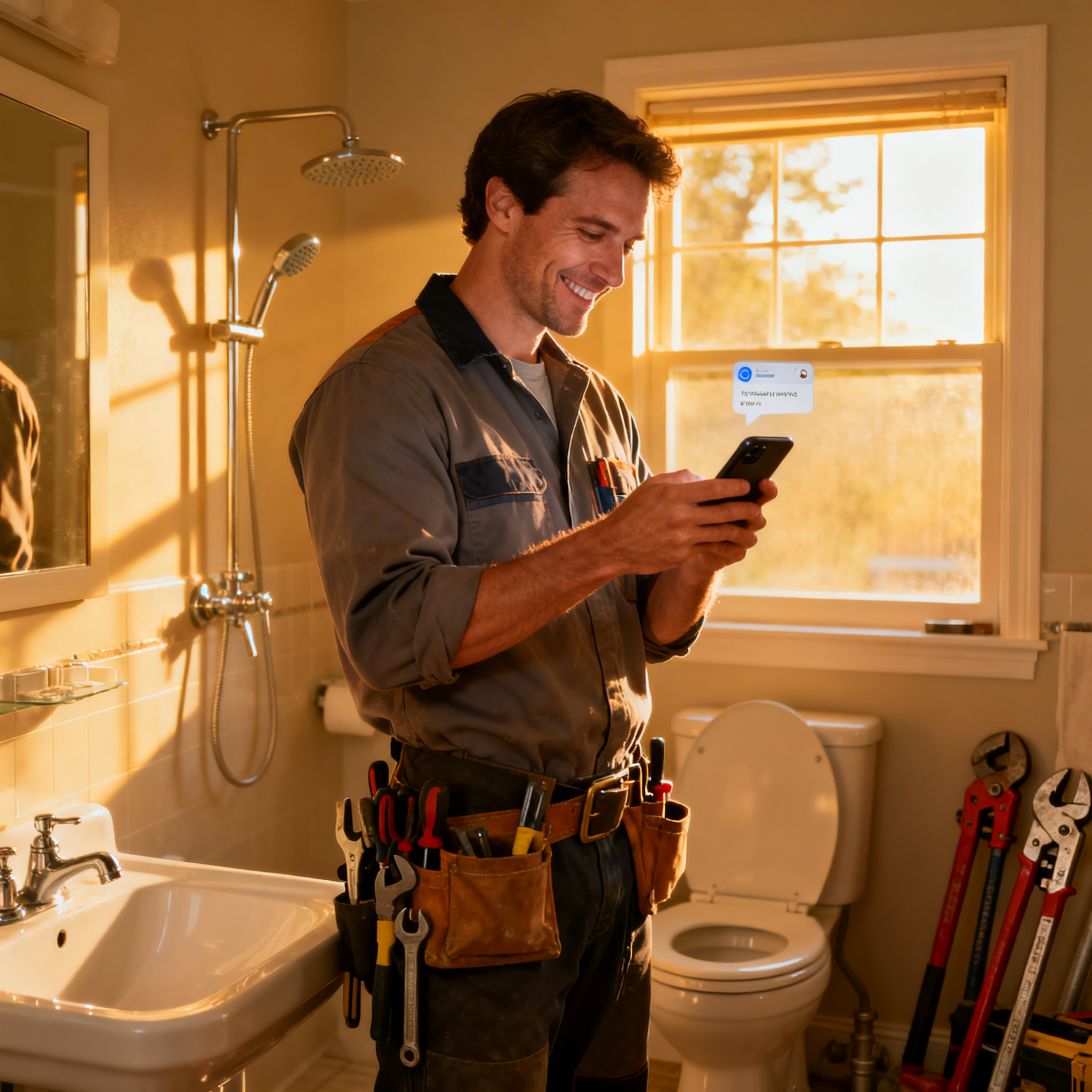 automated text messaging for plumbers - SalesCaptain
