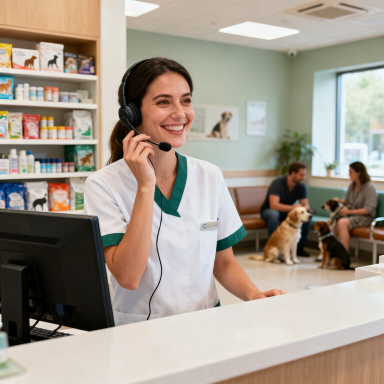 ai receptionist for veterinary clinics - SalesCaptain