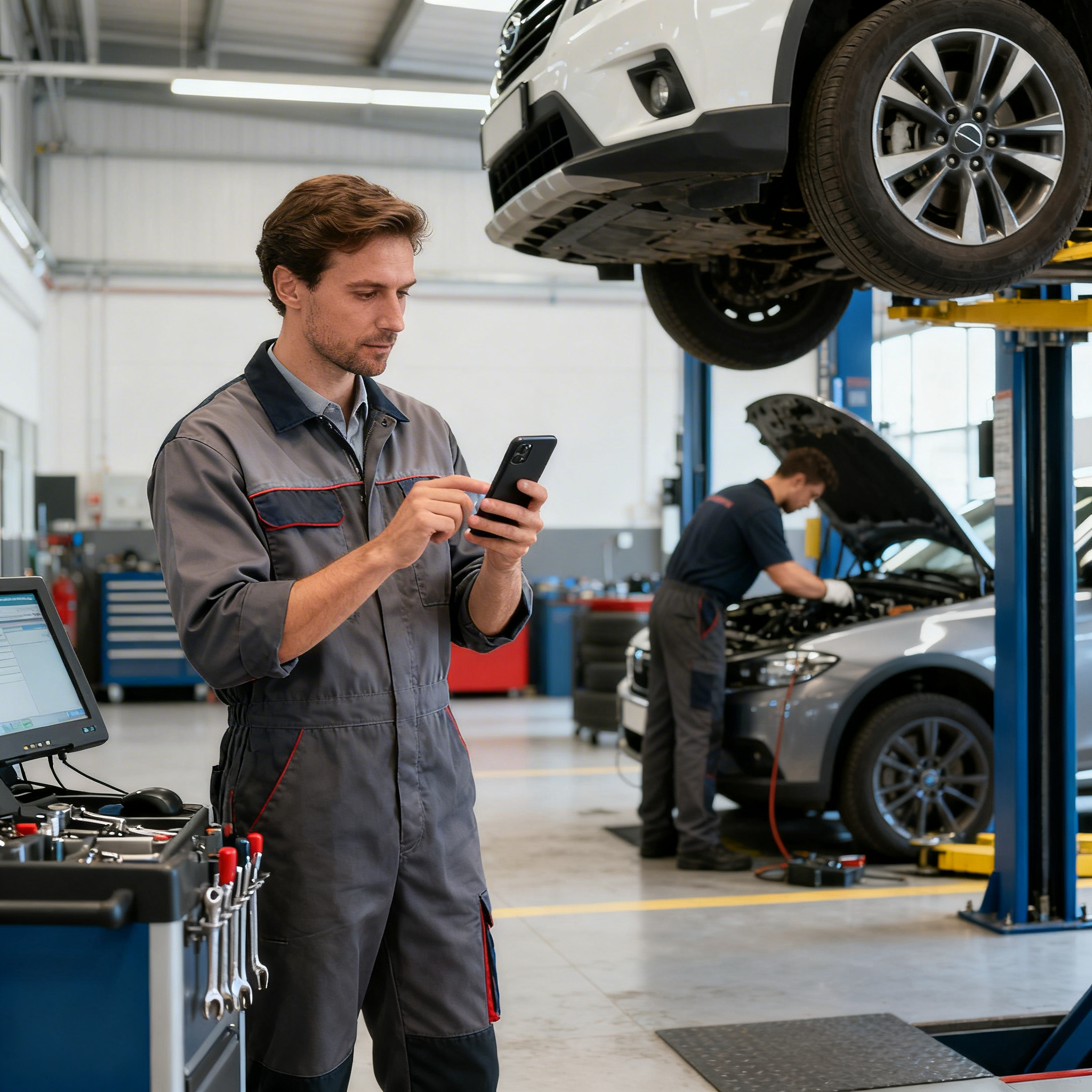 customer communication software for auto repair shops - SalesCaptain