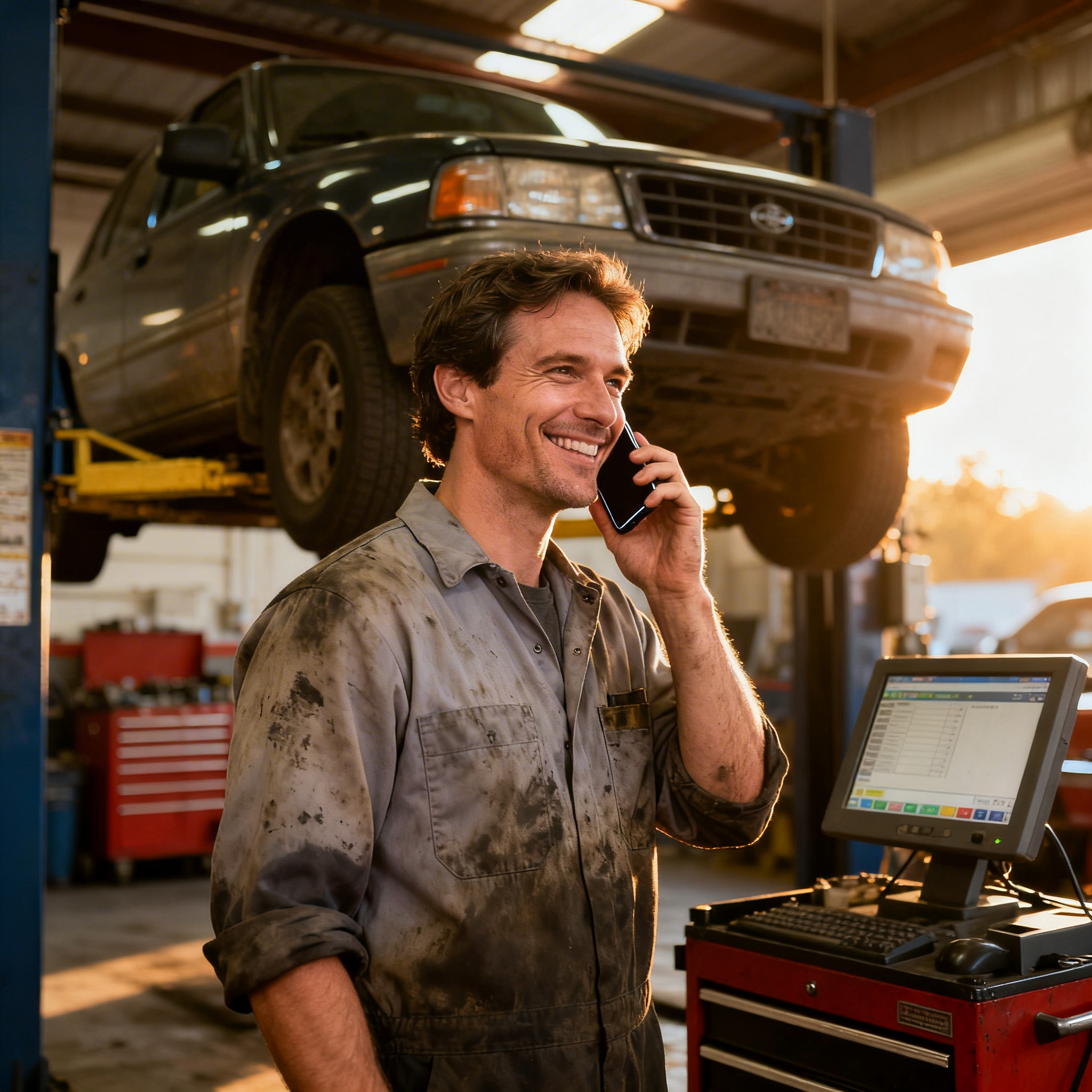 ai phone agent for auto repair shops - SalesCaptain