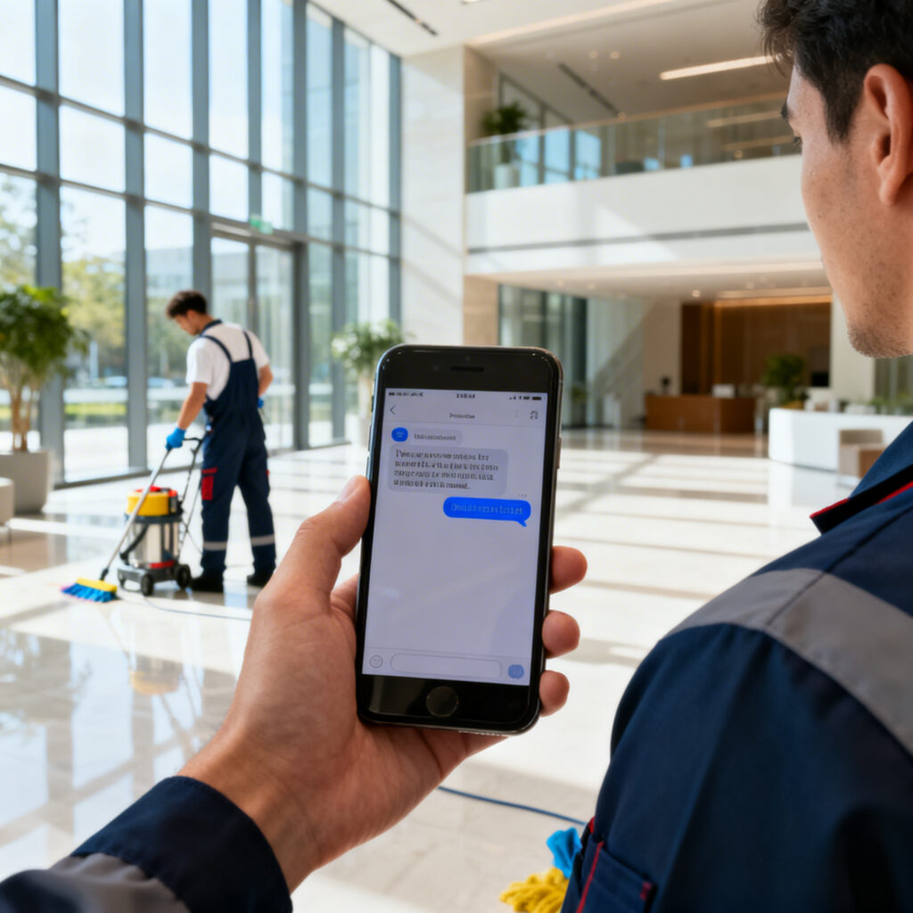 missed call text back for cleaning companies - SalesCaptain