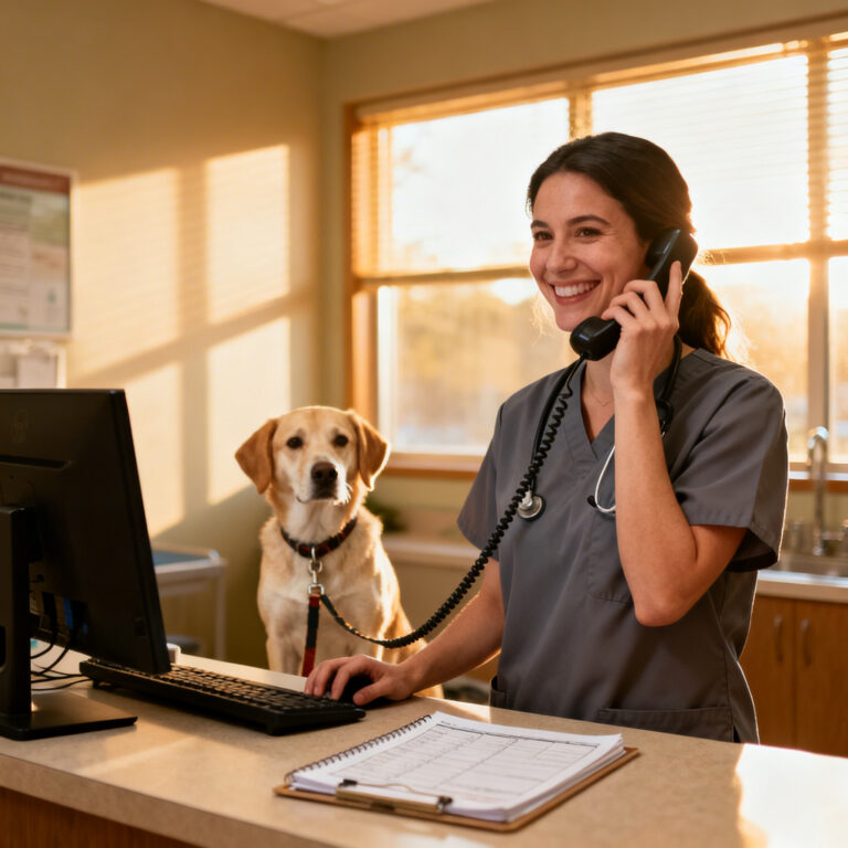 ai phone agent for veterinary clinics - SalesCaptain