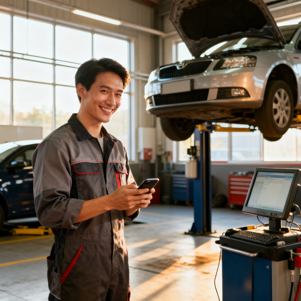 missed call text back for auto repair shops - SalesCaptain