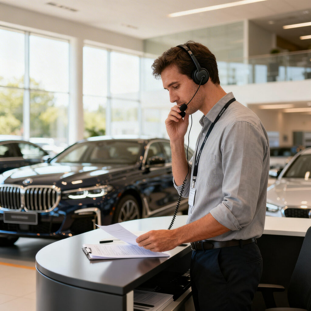 ai receptionist for automotive businesses - SalesCaptain