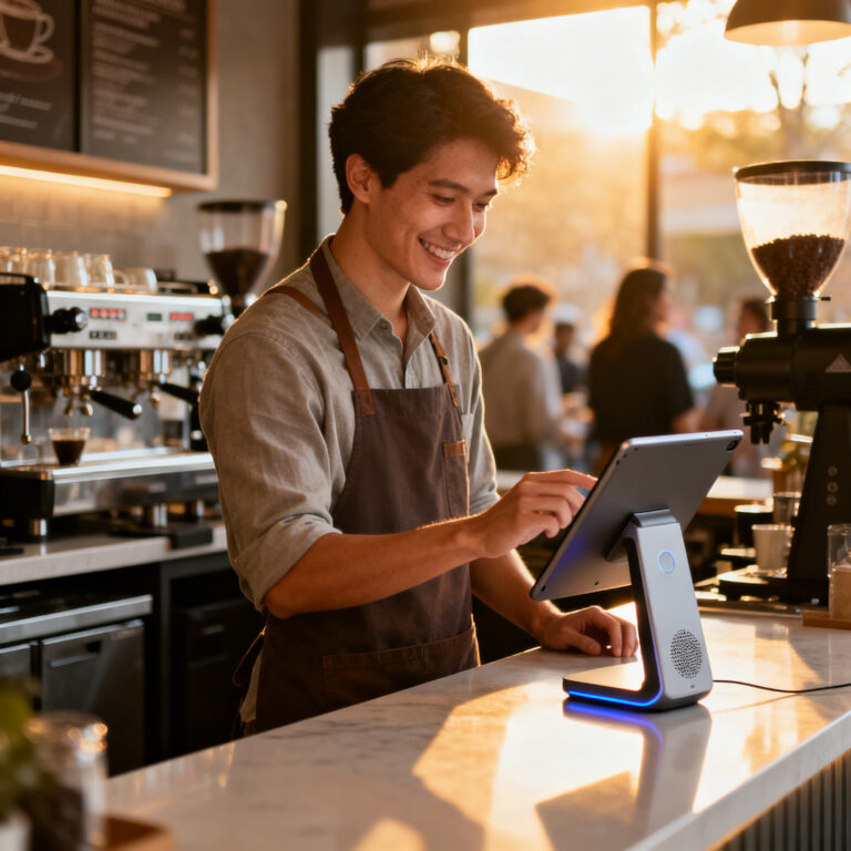 ai receptionist for cafes and coffee shops - SalesCaptain