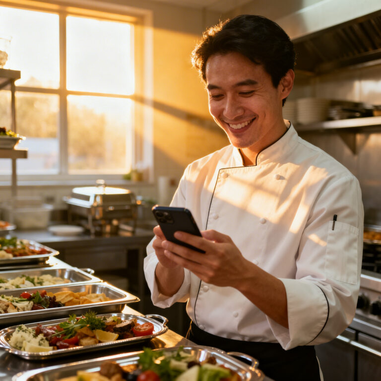 missed call text back for catering businesses - SalesCaptain