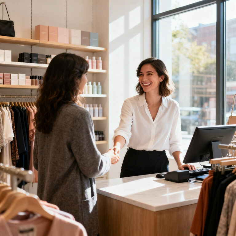 ai receptionist for retail stores - SalesCaptain