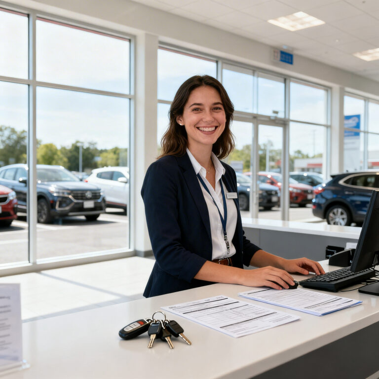 ai receptionist for car rental companies - SalesCaptain