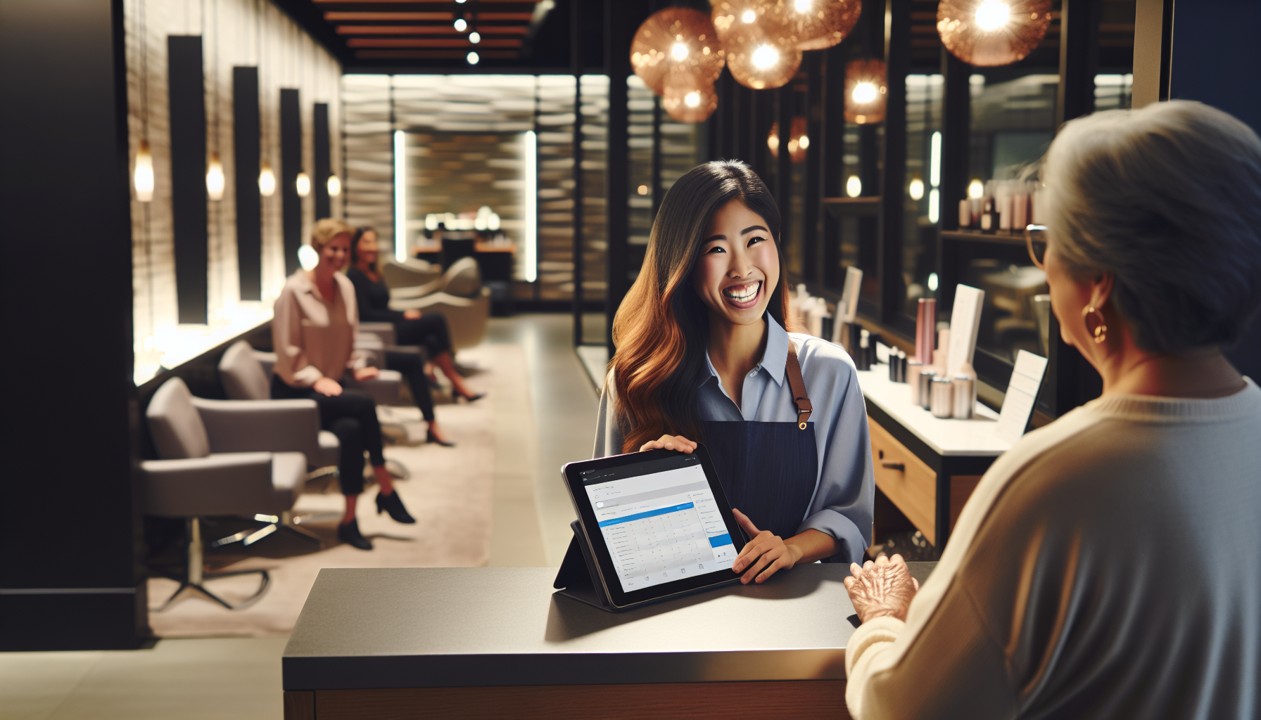 ai receptionist for salons in houston - SalesCaptain