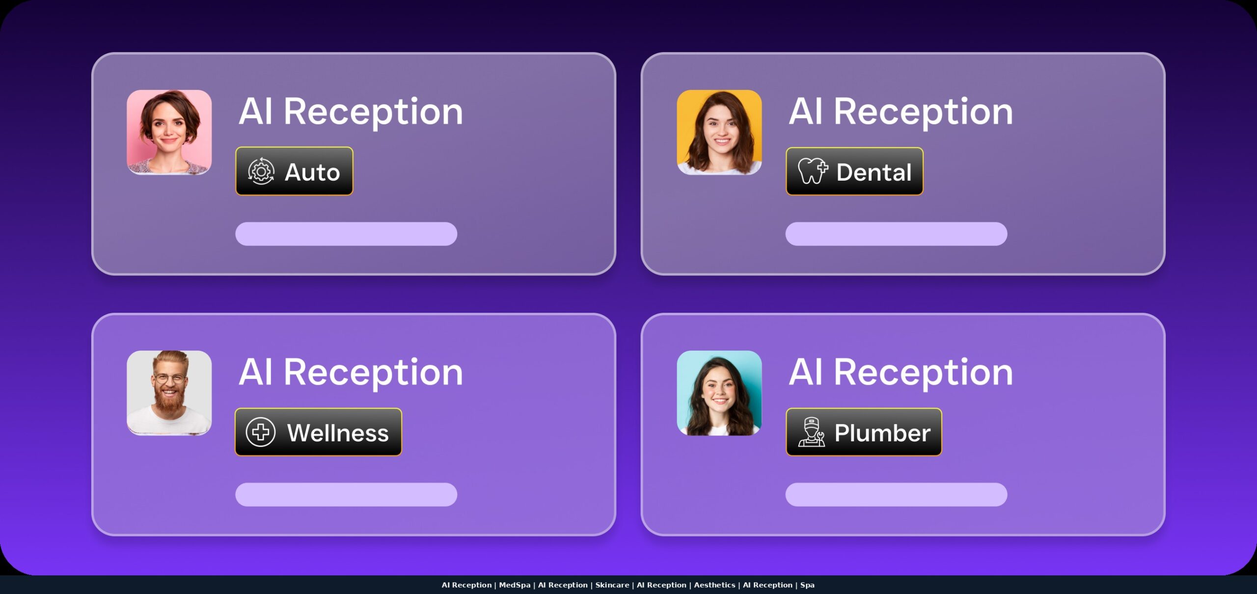 Industry AI Reception Cards