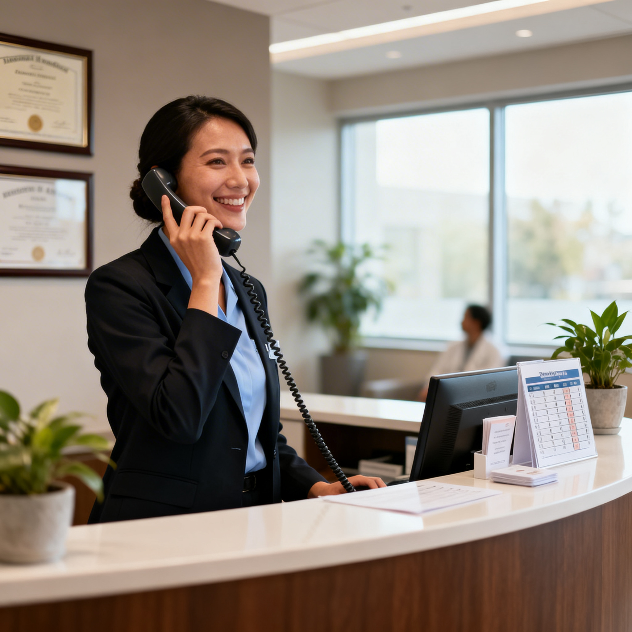 ai receptionist for medical offices - SalesCaptain