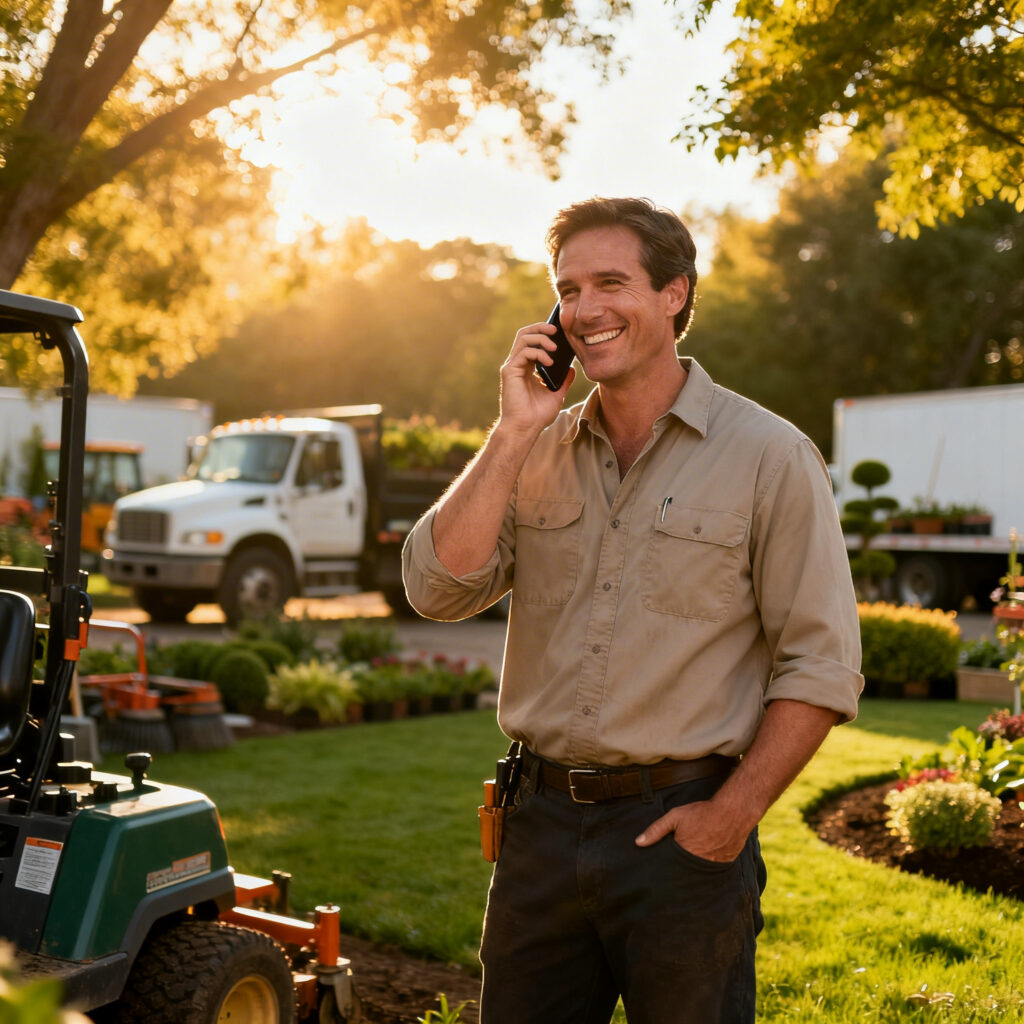 ai receptionist for landscaping companies - SalesCaptain