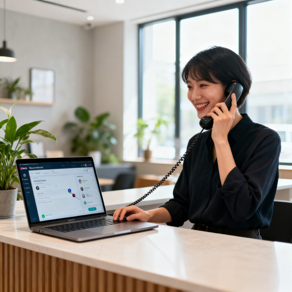 virtual receptionist software for small business - SalesCaptain