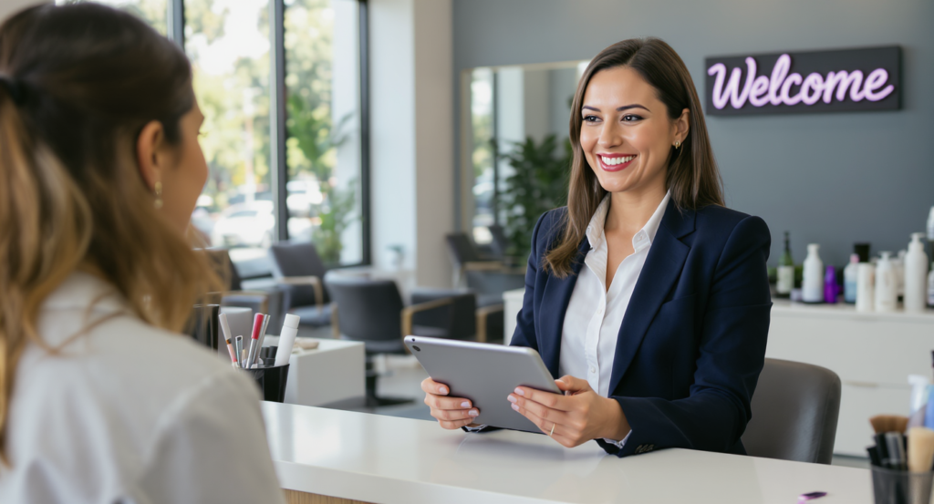 ai receptionist for salons in san diego - SalesCaptain
