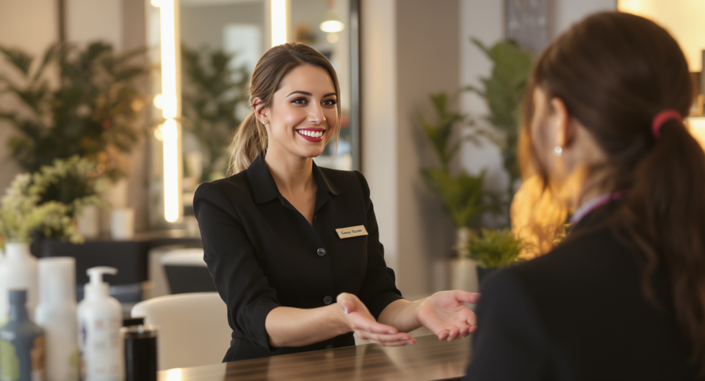 ai receptionist for salons in detroit - SalesCaptain