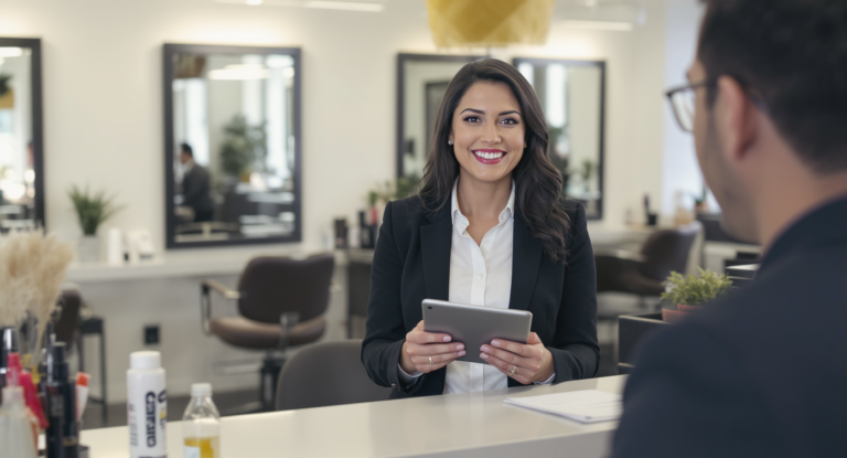 ai receptionist for salons in columbus - SalesCaptain