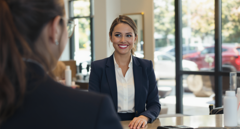 ai receptionist for salons in raleigh - SalesCaptain