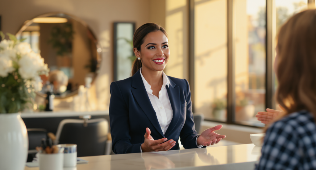 ai receptionist for salons in oklahoma city - SalesCaptain