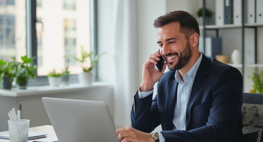 live receptionist for small business - SalesCaptain