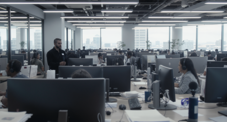 call center layout - SalesCaptain